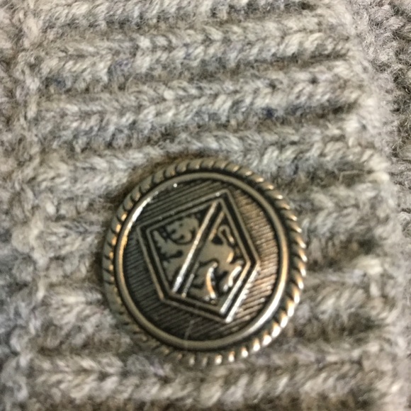 Orvis Wool button down cardigan sweater gray large - Picture 5 of 15